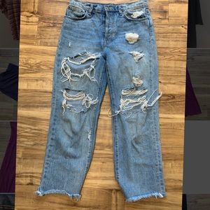 Carmar denim size 26 distressed jeans